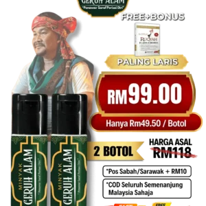 2 BOTOL GERUH ALAM