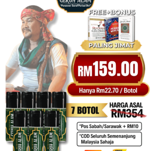 7 BOTOL MINYAK GERUH ALAM